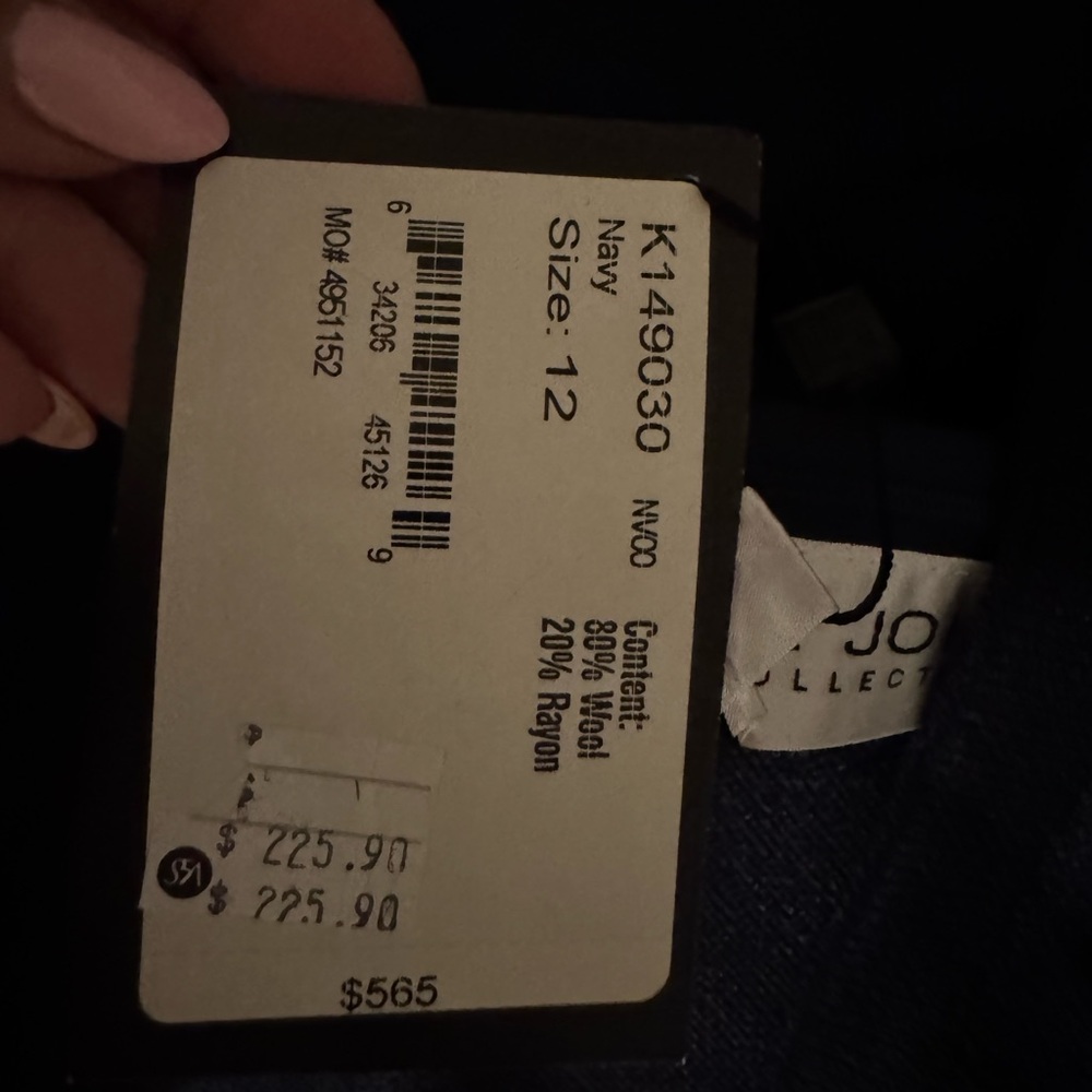 St. John Collection Size 12 Navy Knit Sleeveless Dress Brand New with Tags - Picture 4 of 5